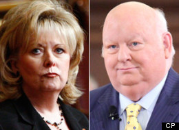 The government is moving to suspend Mike Duffy and Pamela Wallin from the Senate without pay. (CP)