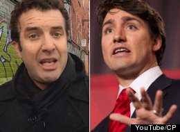 Rick Mercer is unhappy with how Liberals are attacking Justin Trudeau in the party's leadership race. (YouTube/CP)