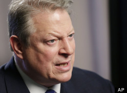 Al Gore attacks the NRA and 'stalker economy,' dissembles on TV sale to oil-owned Al-Jazeera at SXSW 2013. (AP Photo/Mark Lennihan)