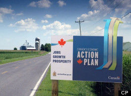 The Harper government spent $21 million on major advertising campaigns under its Economic Action Plan brand in 2011-12. (CP)