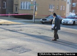 Police are examining each of the intersections involved in the road-rage-fueled shooting and crash in Jefferson Park Friday morning. ((DNAInfo/Heather Cherone)