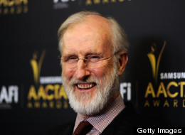 James Cromwell protested against animal testing at the University of Wisconsin on Feb. 7.