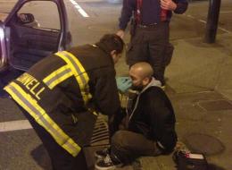 Andishae Akhavan was punched by a plainclothes officer on Tuesday. (Facebook)