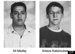 These photos of Ali Medlej and Xristos Katsiroubas are reproduced from the London South Collegiate Institute's 2005-06 yearbook, in London Ont. on Tuesday April 2, 2013. THE CANADIAN PRESS/Metro News London