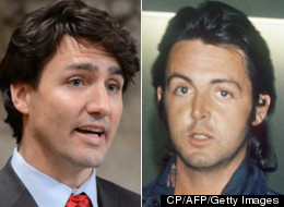 HuffPost Canada asked Twitter what Justin Trudeau's theme song should be at the Liberal leadership mini-convention in Toronto. Answers ranged from hilarious to hilariously earnest. (CP/AFP/Getty Images)