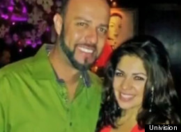 Esteban Loaiza junto a Keyla Ponce