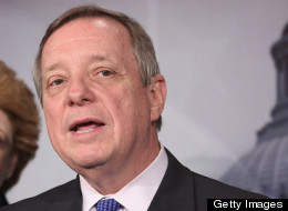 Senate Majority Whip Dick Durbin (D-Ill.) is supporting legislation to collect sales tax on online purchases. (Photo by Chip Somodevilla/Getty Images)