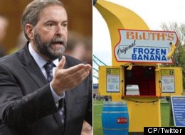 NDP leader Thomas Mulcair, who has had some trouble grabbing the spotlight since Justin Trudeau took over as Liberal leader last month, apparently hit a homerun with an ‘Arrested Development’ reference in question period this week. (CP)