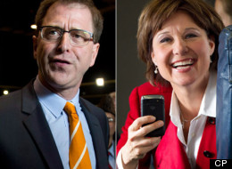 British Columbians head to the polls today to vote for the province's next government. (CP)