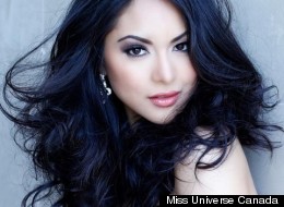 Riza Santos won Miss Universe Canada 2013 after a typo accidentally named Denise Garrido as the winner.