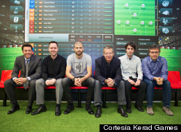 Gerar Piqué con sus compañeros de Kerad Games