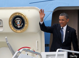 President Barack Obama said the peace between Catholics and Protestants in Northern Ireland may be attacked and tested. (Photo by PETER MUHLY/AFP/Getty Images)