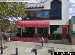 An angry crowd reportedly attacked a lesbian couple at this Upper Darby, Pa., McDonald's after they were asked to leave for allegedly having sex in the bathroom.