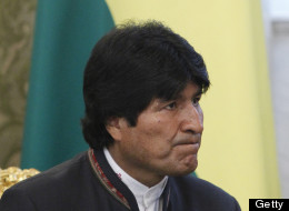 Bolivian President Evo Morales said his country was willing to consider giving Snowden asylum. (Photo by MAXIM SHEMETOV/AFP/Getty Images)