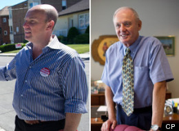 Ontario's by-elections were most heated in the Etobicoke-Lakeshore riding between PC candidate Deputy Mayor Doug Holyday and Liberal candidate Councillor Peter Milczyn. (CP)