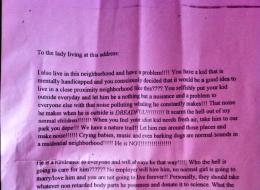 Ontario mother Karla Begley received a hateful letter about her autistic son.