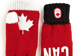 The Hudson's Bay Company and Canada Olympic Team unveiled the 2014 edition of the now-iconic red mittens on Tuesday. (HBC)