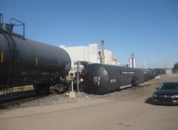 A train has derailed in southeast Calgary. (GC Light, Twitter)