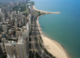 No injuries were reported early Sunday when a small plane made an emergency landing on Chicago's Lake Shore Drive.