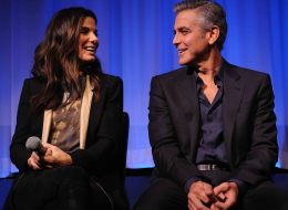 Sandra Bullock and George Clooney star in 'Gravity.'