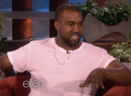 Kanye West jokes about having a Tom Cruise moment on 'Ellen.'