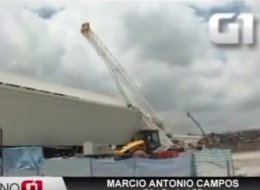 En un video se puede apreciar la tragedia en la Arena Corinthians