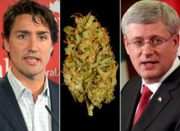 Justin Trudeau backs marijuana legalization. Stephen Harper? Not so much.