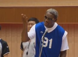 Dennis Rodman sings
