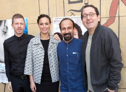 HOLLYWOOD, CA - JANUARY 11: Actress Berenice Bejo (2nd from left) and director Asghar Farhadi (3rd from left) attend the Golden Globe Foreign-Language Nominees panel discussion and screening series photo op at American Cinematheque's Egyptian Theatre on January 11, 2014 in Hollywood, California. (Photo by Rodrigo Vaz/FilmMagic)