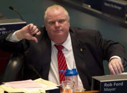 Toronto Mayor Rob Ford.