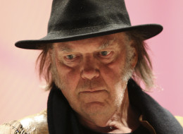 Famed singer Neil Young holds a news conference on Jan. 12, 2014, in Toronto. (Richard Lautens/Toronto Star via Getty Images)