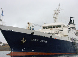 Abandoned ghost ship Lyubov Orlova may be heading for the United Kingdom.
