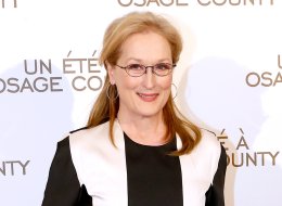 PARIS, FRANCE - FEBRUARY 13: Actress Meryl Streep attends the 'August : Osage County' : Premiere at Cinema UGC Normandie on February 13, 2014 in Paris, France. (Photo by Bertrand Rindoff Petroff/Getty Images)