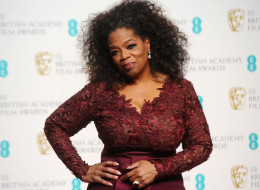 LONDON, ENGLAND - FEBRUARY 16: Presentater Oprah Winfrey poses in the winners room at the EE British Academy Film Awards 2014 at The Royal Opera House on February 16, 2014 in London, England.  (Photo by Anthony Harvey/Getty Images)