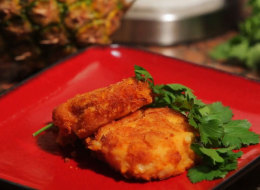 Receta de papas rellenas de batatas del chef Cheo.