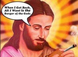 A Seattle restaurant's ad depicting Jesus smoking a joint caused some controversy this week.