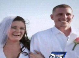 Matthew Notebaert (right) and wife Amanda (left)