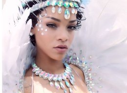 Rihanna in a bikini on Instagram.