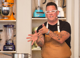 AUSTIN, TX - APRIL 26: Chef Graham Elliot co-hosts 'So Fresh And So Spring, Spring' during the third annual Austin FOOD & WINE Festival at Butler Park on April 26, 2014 in Austin, Texas. (Photo by Rick Kern/WireImage)