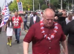 Toronto Mayor Rob Ford hit the campaign trail on Canada and attracted fans and disappointed citizens.