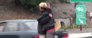 JOSH PALER LIN GIVES HOMELESS MAN MONEY