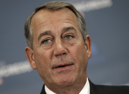 WASHINGTON, DC - JANUARY 13: U.S. Speaker of the House John Boehner [R-OH) answers questons at a press conference following a meeting of the House Republican caucus at the U.S Capitol on January 13, 2015 in Washington, DC. Boehner and other members of the Republican congressional leadership are scheduled to meet with U.S. President Barack Obama at the White House later today. (Photo by Win McNamee/Getty Images)