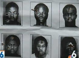 North Miami Beach police officers used a montage of six mug shots of African-Americans for target practice. 