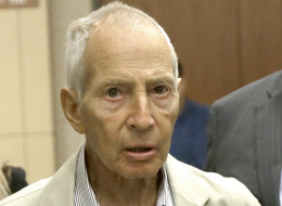 New York City real estate heir Robert Durst leaves a Houston courtroom Friday, Aug. 15, 2014. Charged with criminal mischief for urinating on candy at a Houston drug store, Durst's hearing has been reset for next month. (AP Photo/Pat Sullivan)
