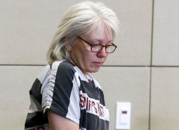 In this Aug. 1, 2013, file photo, Debra Jean Milke, convicted in the 1989 shooting death of her 4-year-old son for an insurance payout, arrives for a hearing at Maricopa County Superior Court in Phoenix. Milke, who spent more than two decades on death row, was released on bond on Friday, Sept. 6, 2013, with a judge saying there's no direct evidence linking her to her son's death other than a purported confession to a detective. The state Court of Appeals ruled Thursday, April 17, 2014 that forme