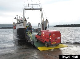 Postman Peter McCurdy makes his way to Rathlin island in Northern Ireland
