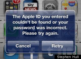 Apple IDs are not being recognised by iTunes
