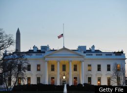 The U.S. flag flies above the White House on January 9, 2011 in Washington. (MANDEL NGAN/AFP/Getty Images)