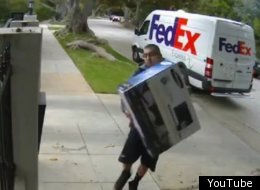 Fed Ex Man Throwing My Computer