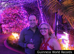 David and Janean Richards of Forest Act, Australia, have set a new world record for Most Christmas Lights on a Residential Property.